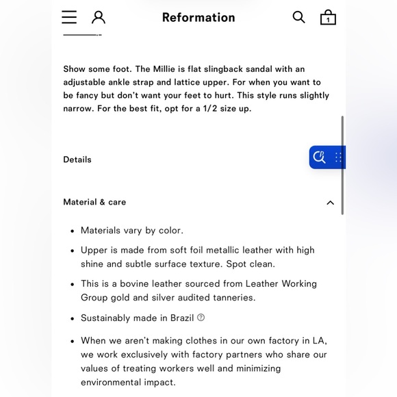 Millie Lattice Flat Sandal - Picture 4 of 7